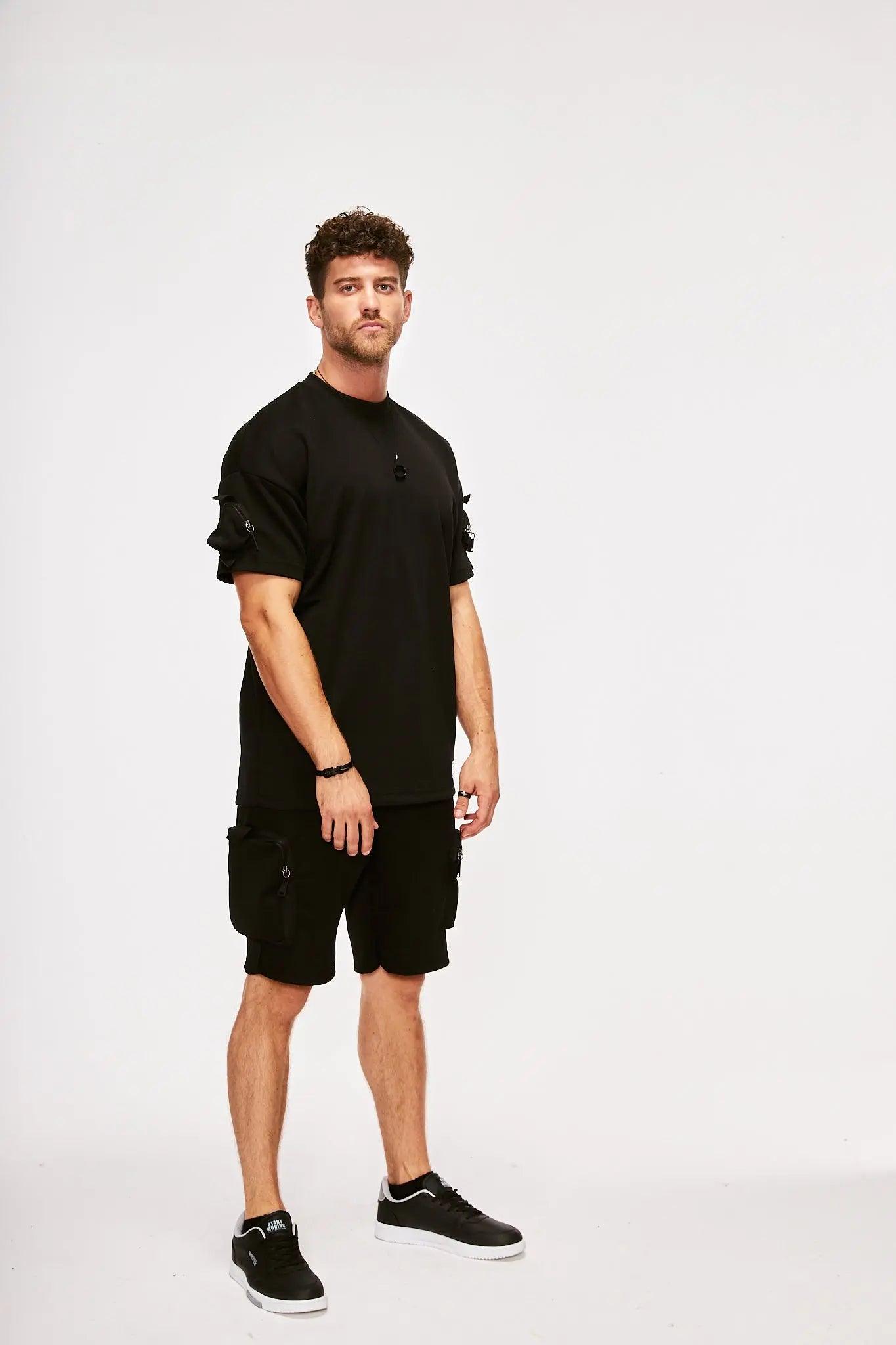 Men's Jersey Shorts in Black THIMOON®