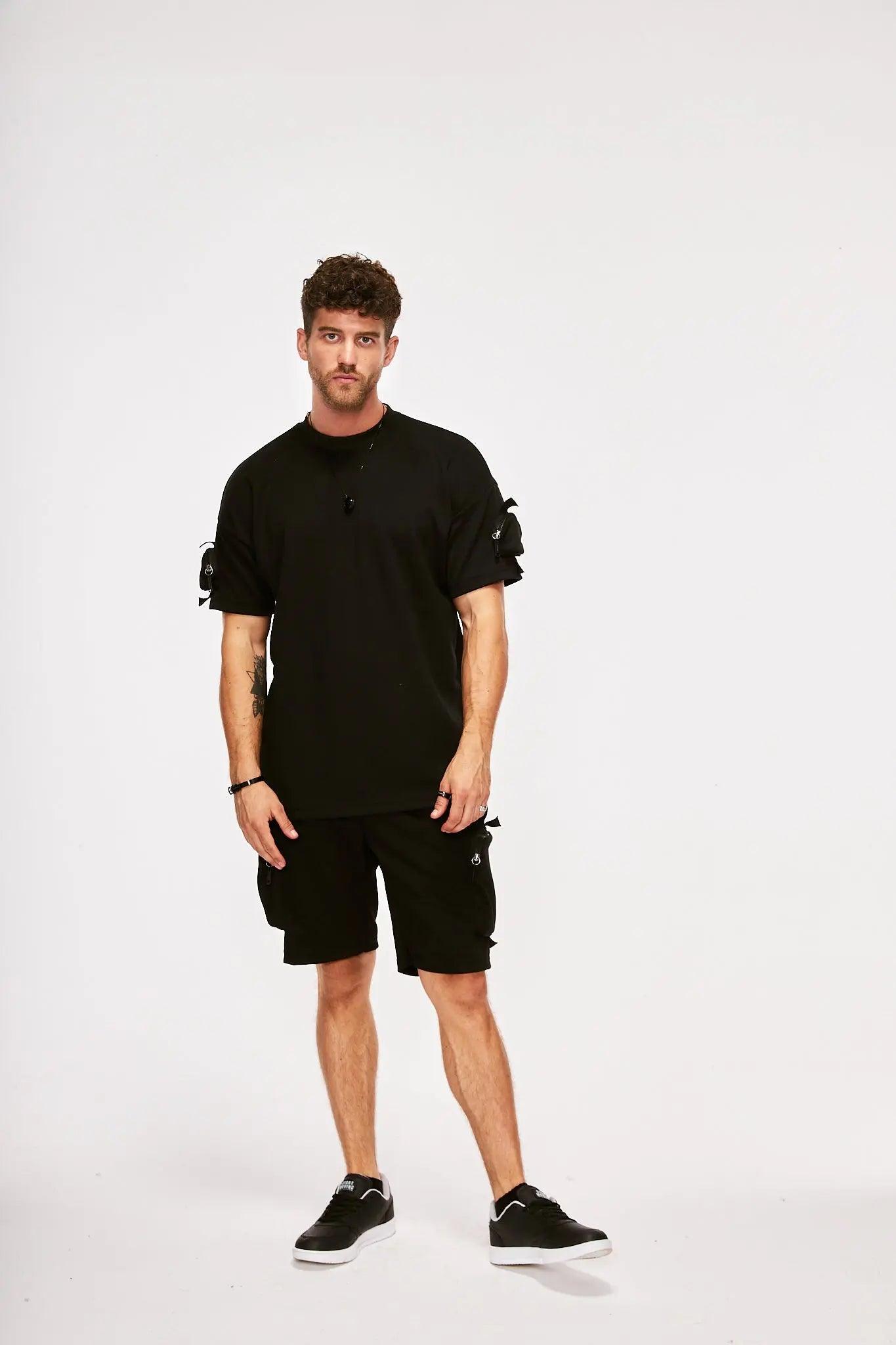 Men's Jersey Shorts in Black THIMOON®