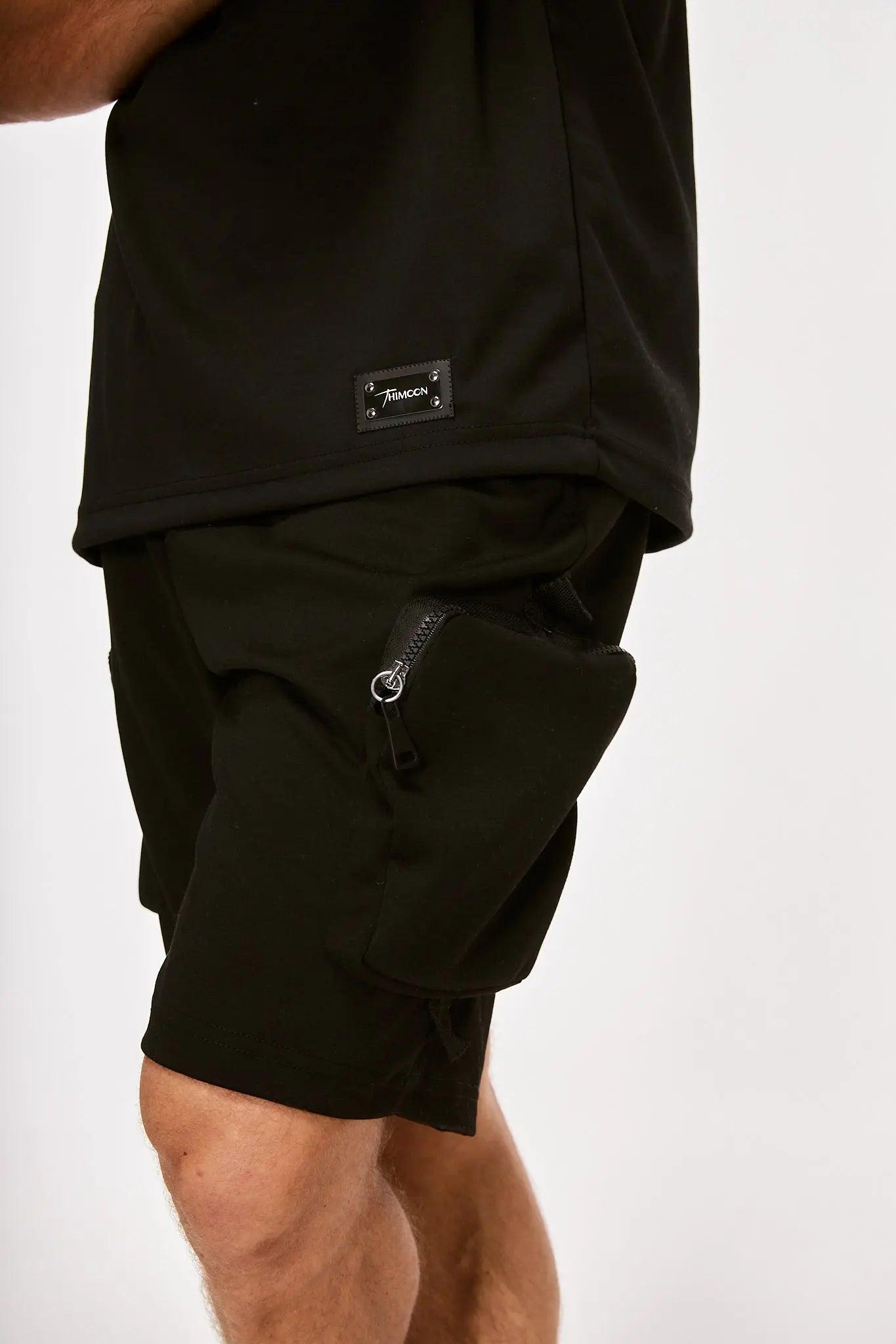 Men's Jersey Shorts in Black THIMOON®