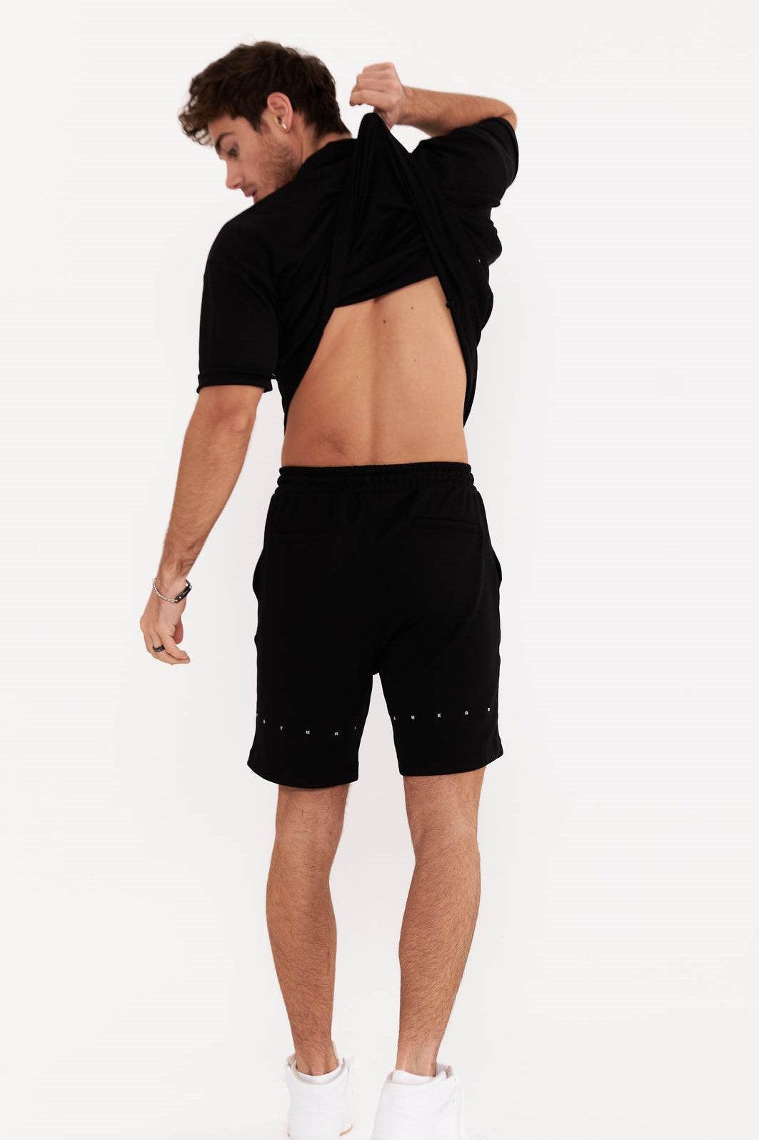 Men's Black Shirt & Shorts Outfit THIMOON®